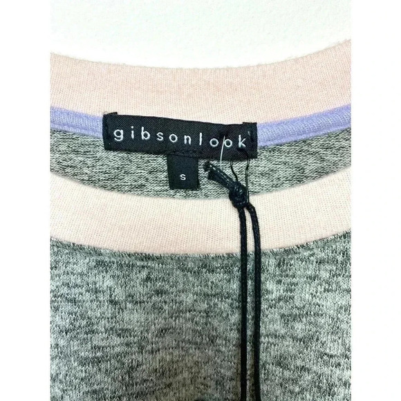 Gibson look gray full sleeves pullover Sweater Sz S Nordstrom Blogger - Picture 5 of 5